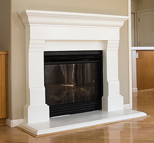 We can help you make your dream fireplace into a reality. We offer gas and wood fuels and can help you choose between a fireplace