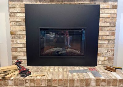 Redstone 30in inset into brick After custom FP