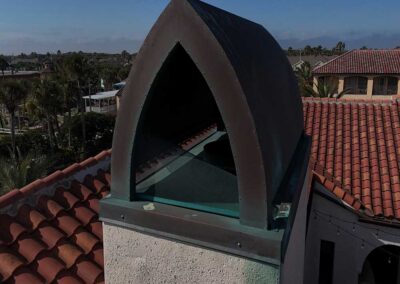 Custom Outside Mount Cap Copper Before